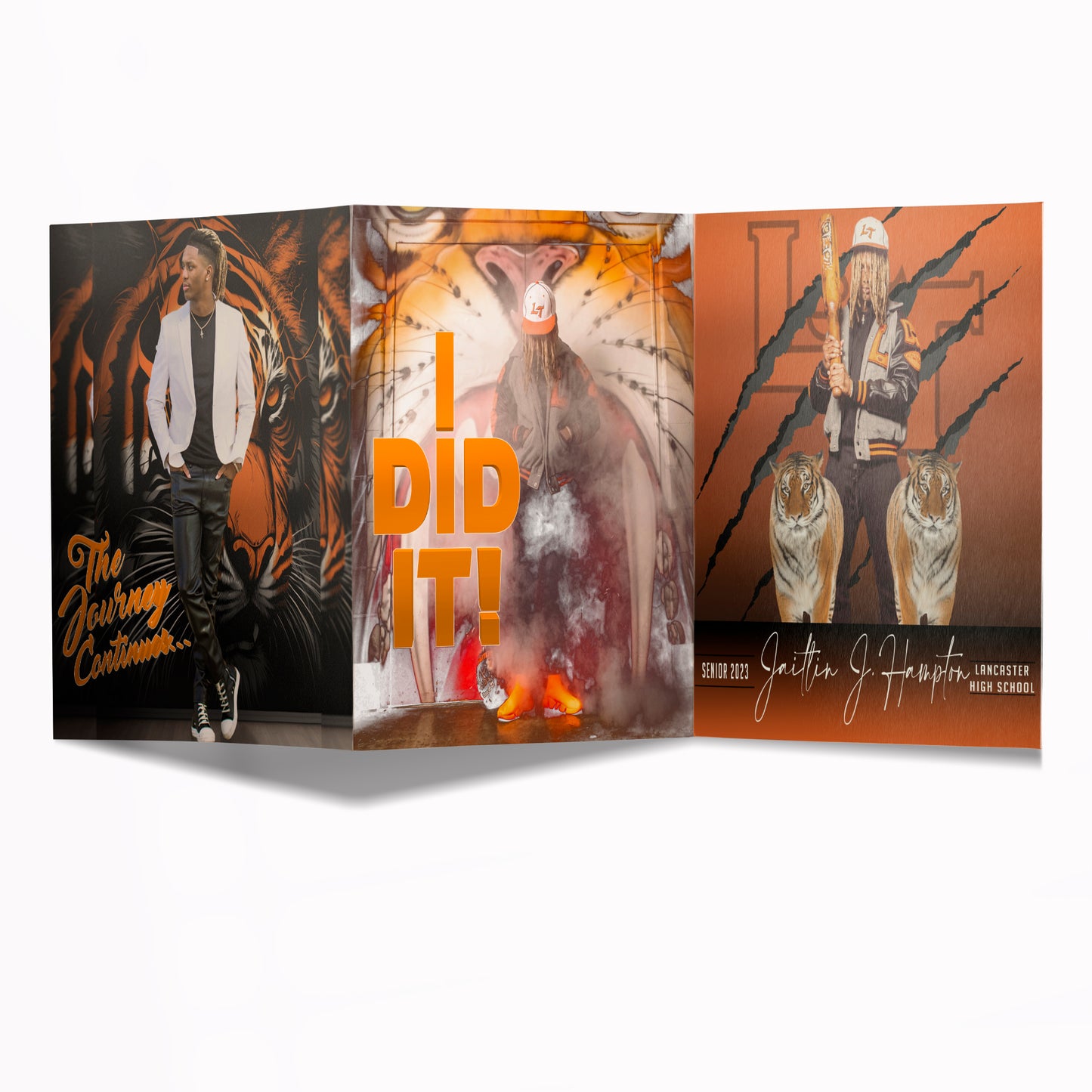 Custom Graduation Tri-Fold Invitations